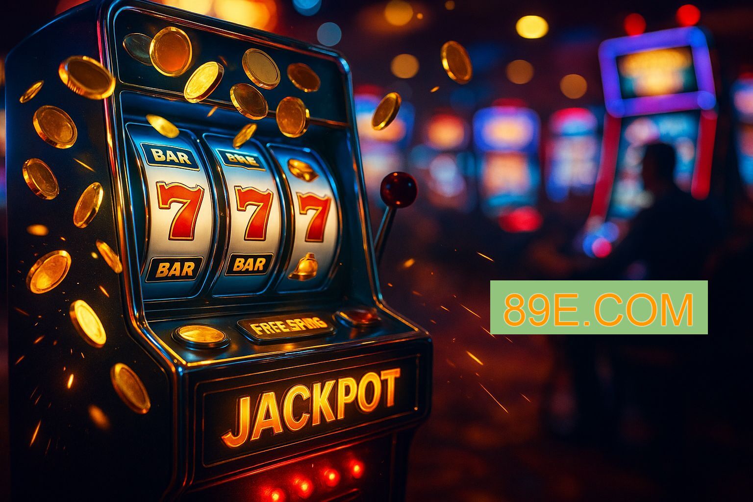 Diversos jogos de caça-níqueis